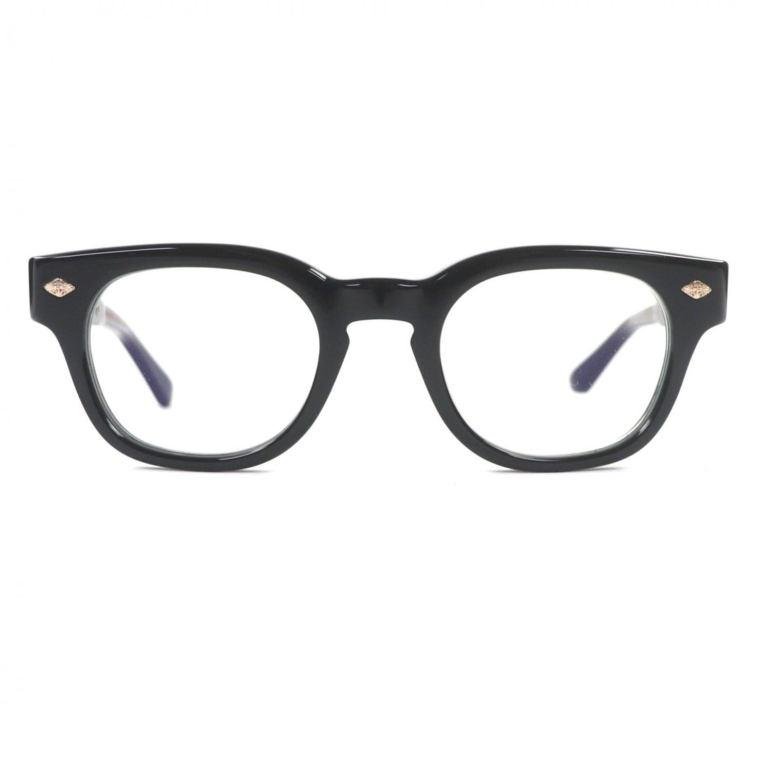 Excellent CHROME HEARTS Glasses JENNA TAIL YEA Cross Metal black 18KGP mens