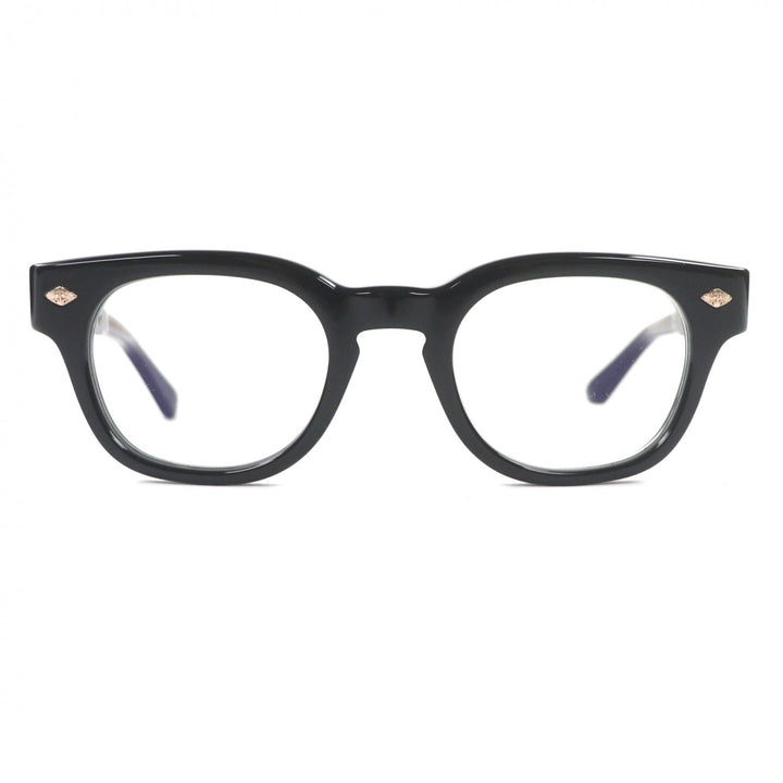 Excellent CHROME HEARTS Glasses JENNA TAIL YEA Cross Metal black 18KGP mens