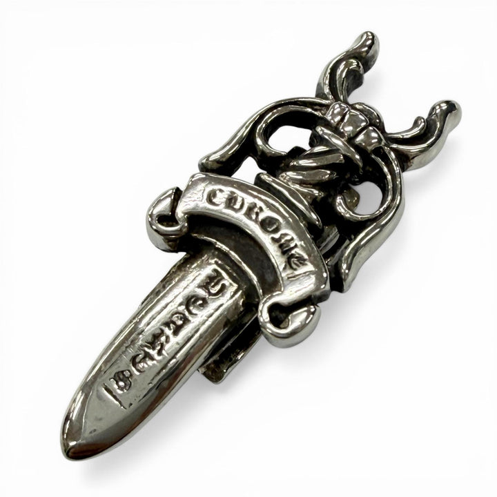 Great CHROME HEARTS hair accessory Dagger Concho Silver 925 mens