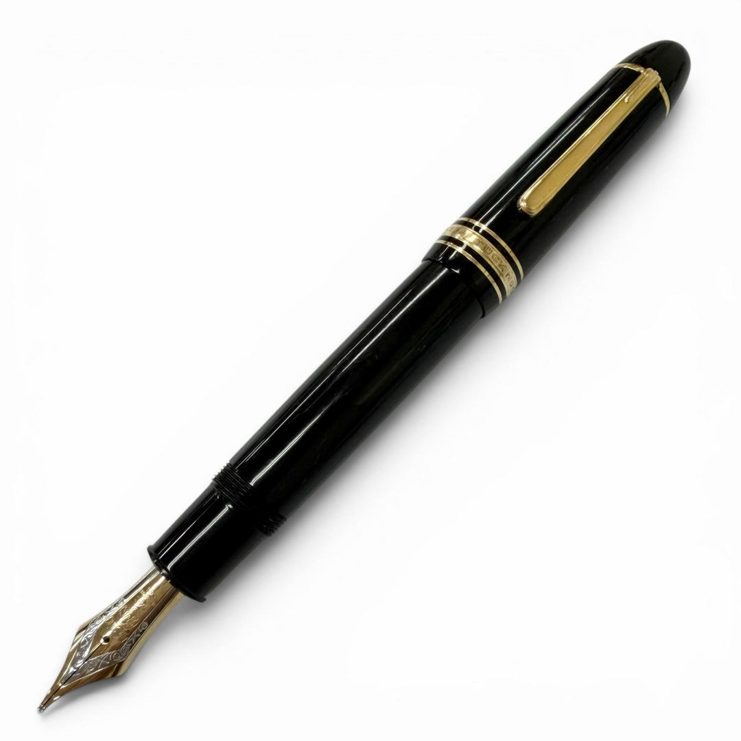Very Good MONTBLANC fountain pen Meisterstück 149 60s black 14C mens