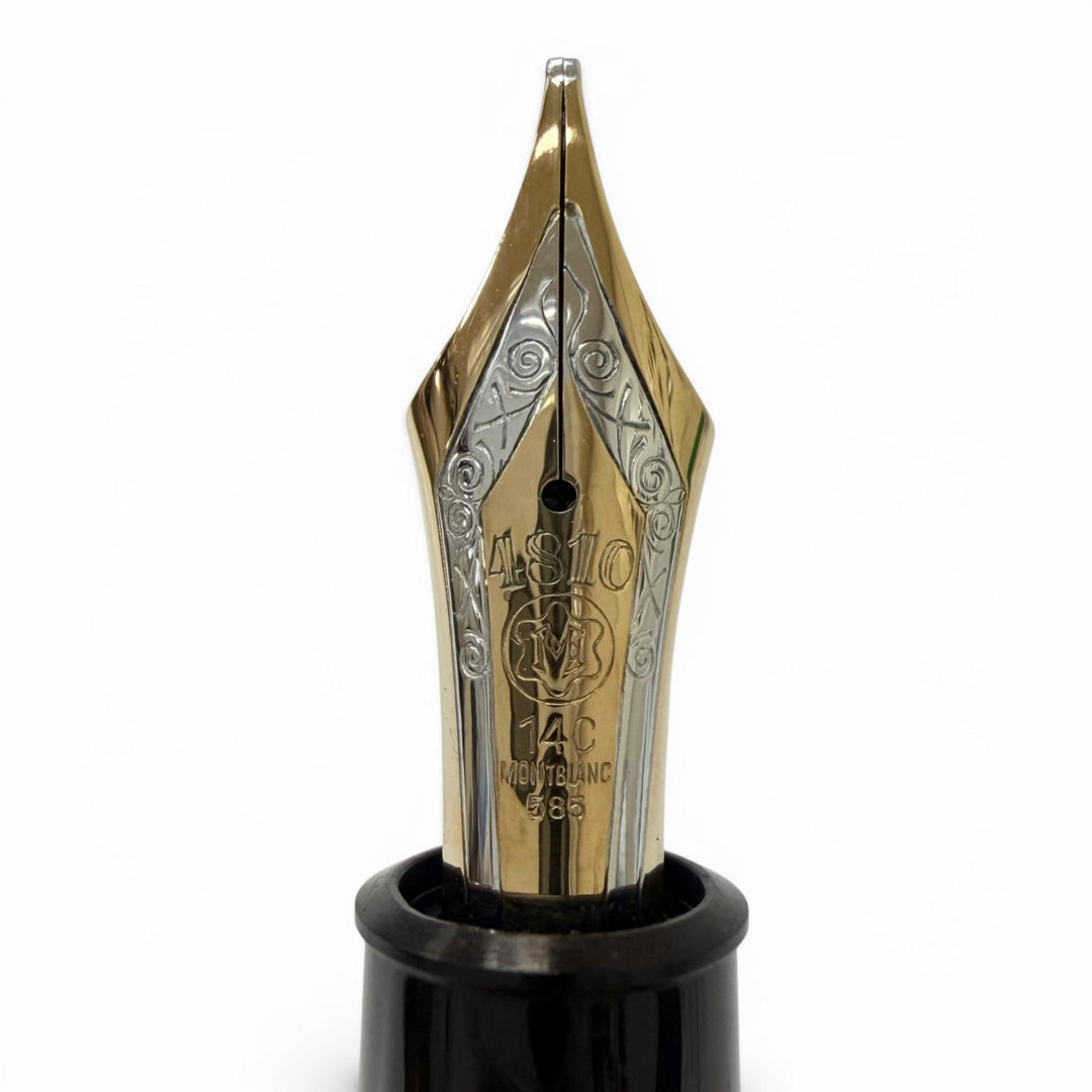 Very Good MONTBLANC fountain pen Meisterstück 149 60s black 14C mens