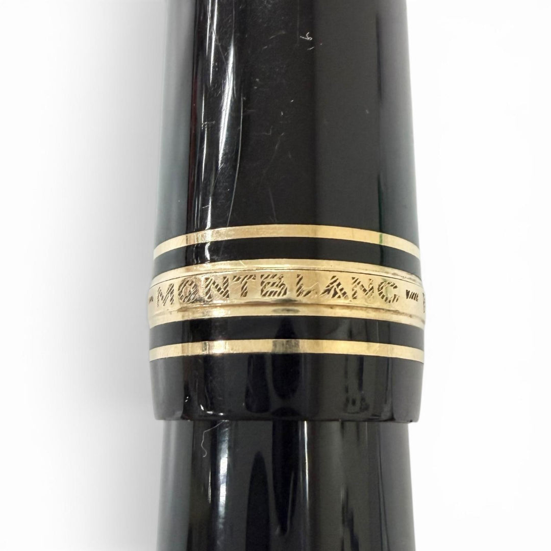 Very Good MONTBLANC fountain pen Meisterstück 149 60s black 14C mens