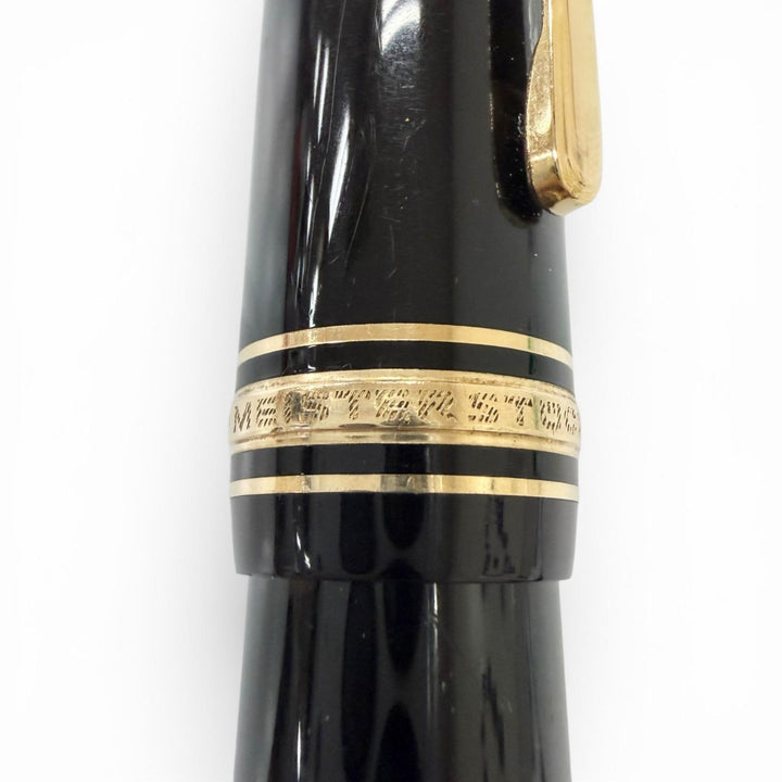 Very Good MONTBLANC fountain pen Meisterstück 149 60s black 14C mens