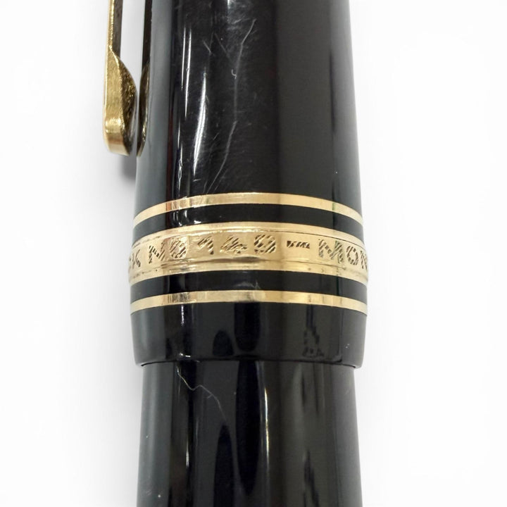 Very Good MONTBLANC fountain pen Meisterstück 149 60s black 14C mens