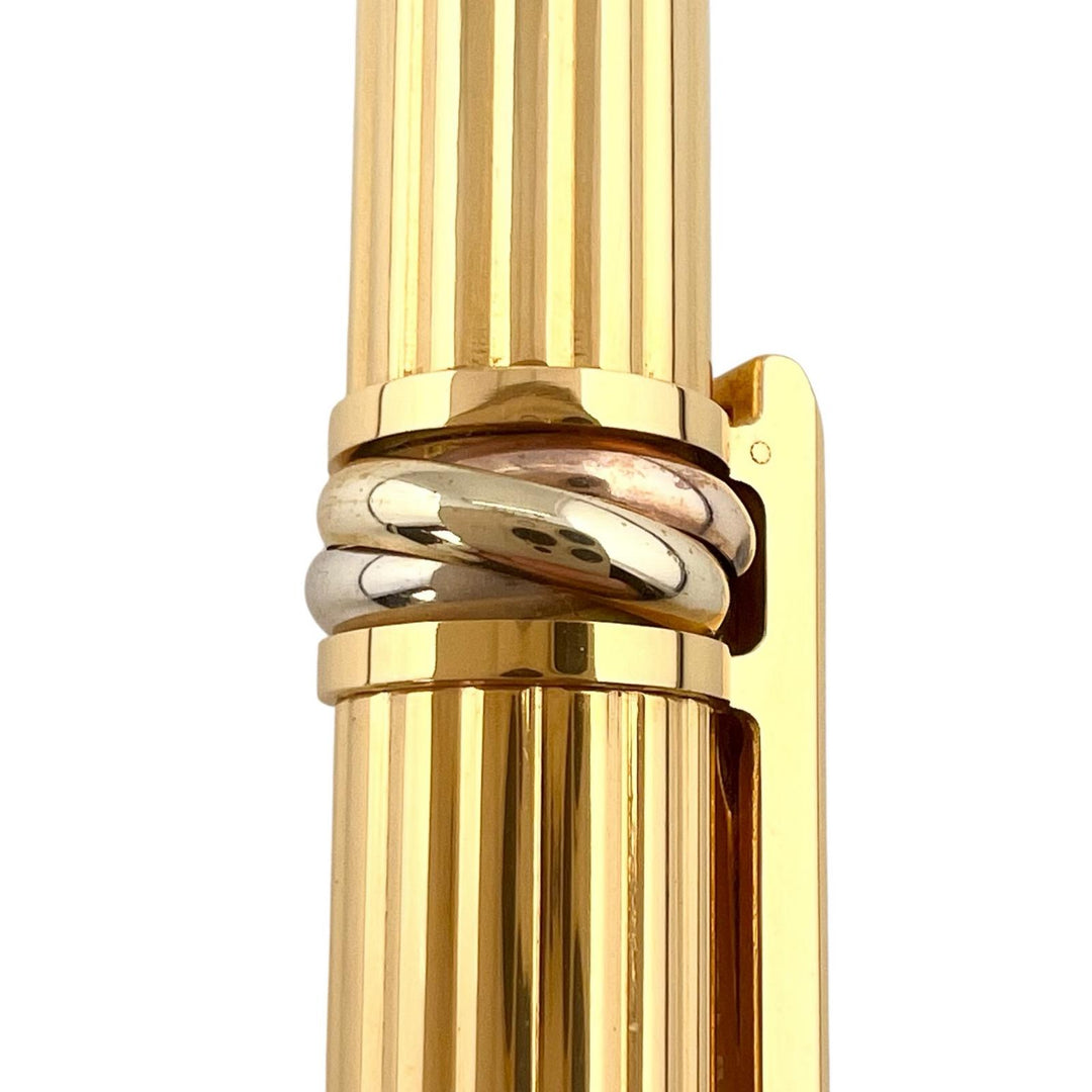 Excellent Cartier mechanical pencil must do Trinity Stripe Pattern Gold bordeaux