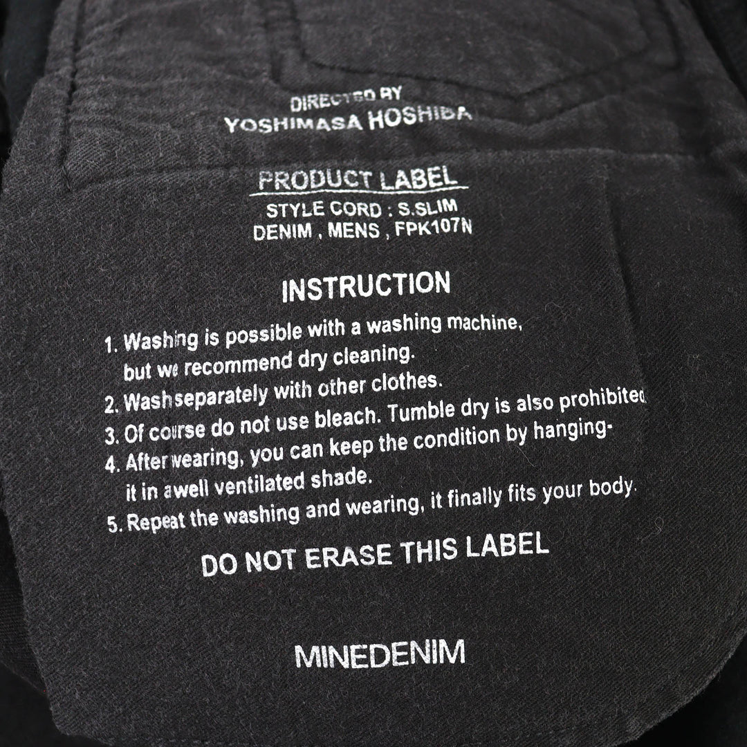 Discounted Pristine MINEDENIM Denim pants S.Slim STR 5ポケット USD skinny 30 FPK107NUD