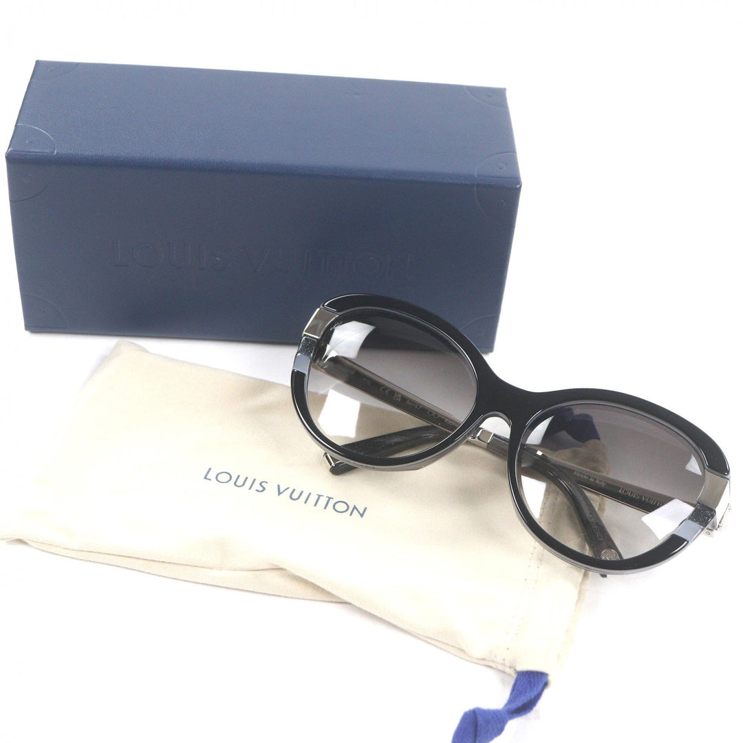 Great LOUIS VUITTON sunglasses Petite Spson Cateye Glitter black