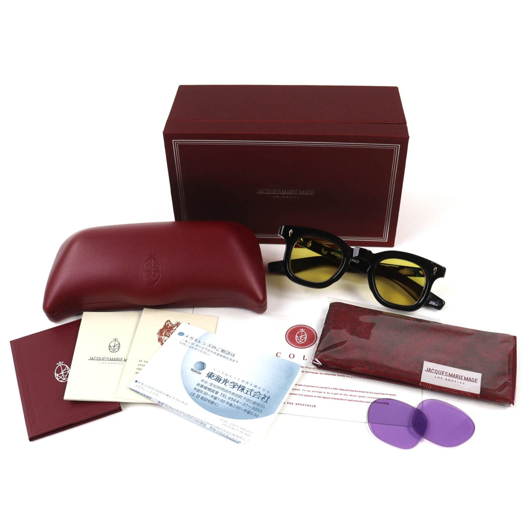 Great JACQUESMARIEMAGE sunglasses DEVAUX 236/350 Wellington black mens JMMDU1