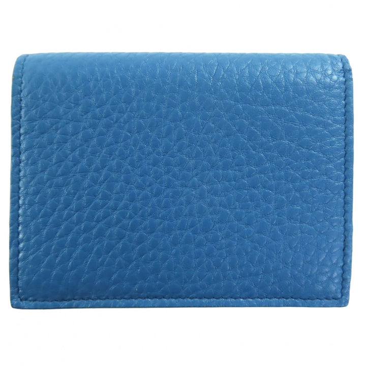 新品 PRADA 二つ折り財布 コバルトレザー レディース 1MV204