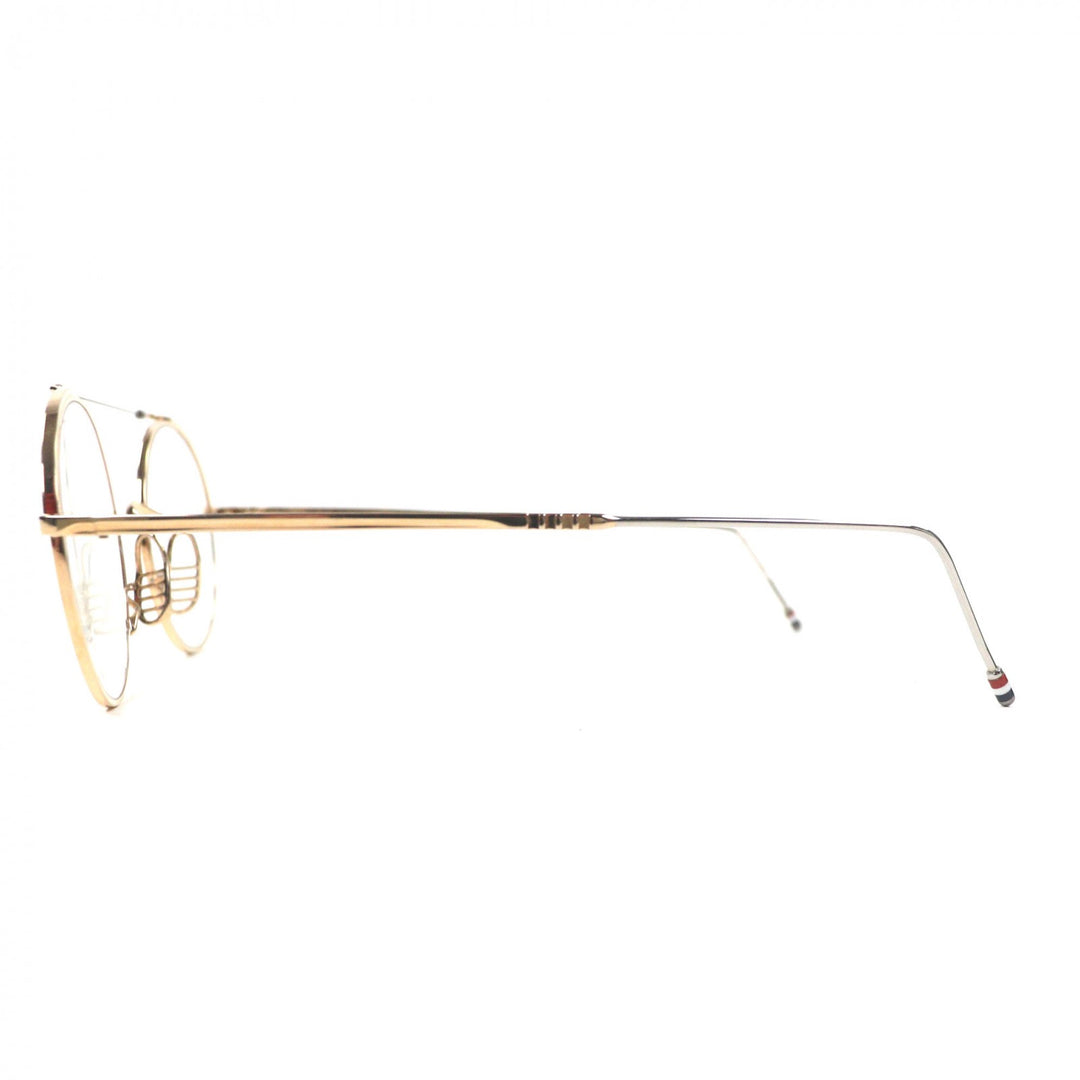 Great THOM BROWNE Glasses Two Bridges gold mens TBX910-49-01
