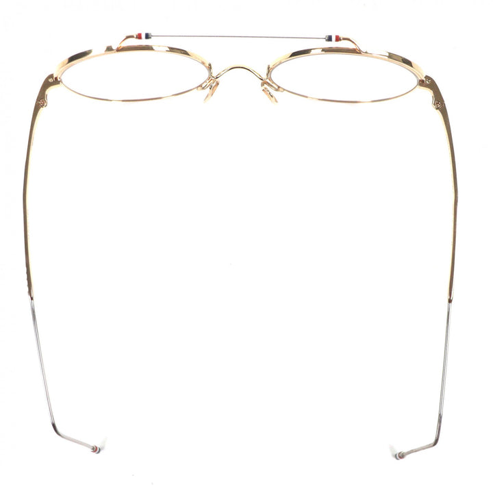 Great THOM BROWNE Glasses Two Bridges gold mens TBX910-49-01