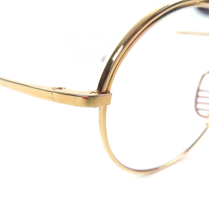 Great THOM BROWNE Glasses Two Bridges gold mens TBX910-49-01