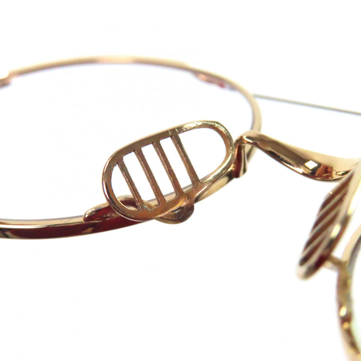 Great THOM BROWNE Glasses Two Bridges gold mens TBX910-49-01