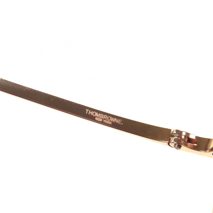 Great THOM BROWNE Glasses Two Bridges gold mens TBX910-49-01