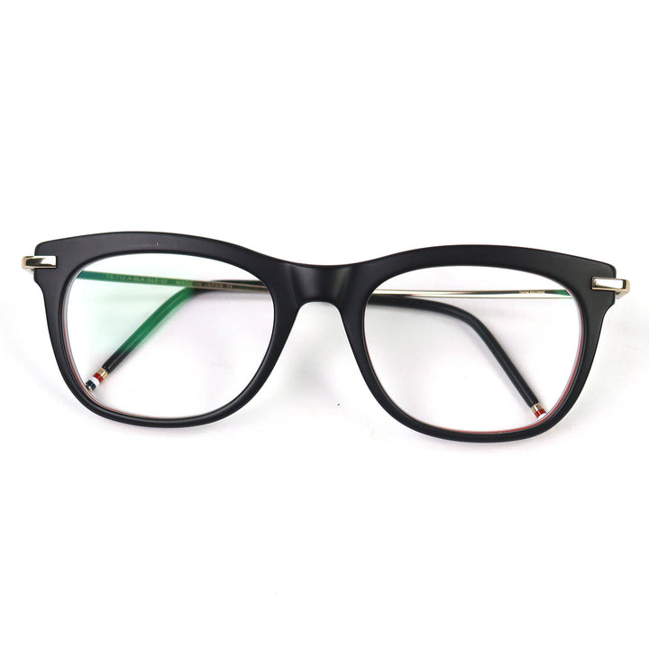 Excellent THOM BROWNE Glasses Square Tricolor Mad black mens TB-712-A-BLK-GLD-5