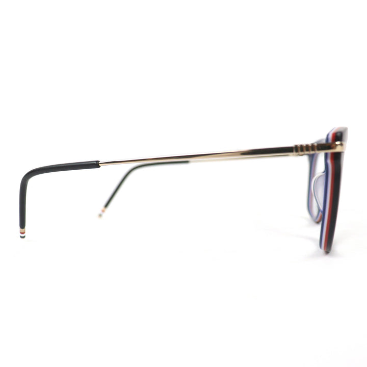 Excellent THOM BROWNE Glasses Square Tricolor Mad black mens TB-712-A-BLK-GLD-5