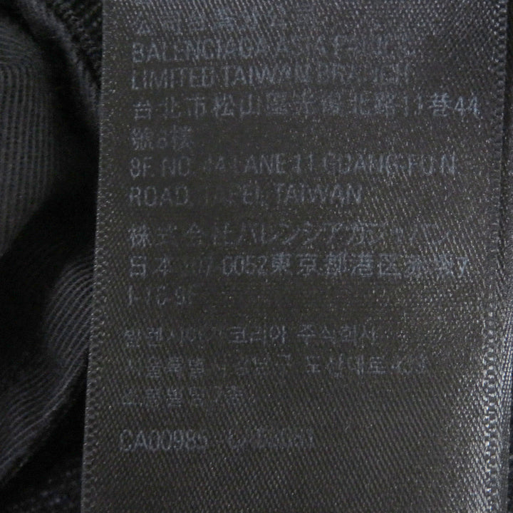 素晴らしい BALENCIAGA デニムパンツ フレアデニム ウォッシュドフレア ブラック XXS 697829