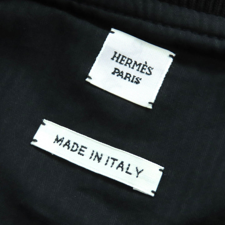 Pristine HERMES Serie Button Equestre Deal Zip-Up Sleeveless Dress 34 5E0552DQ