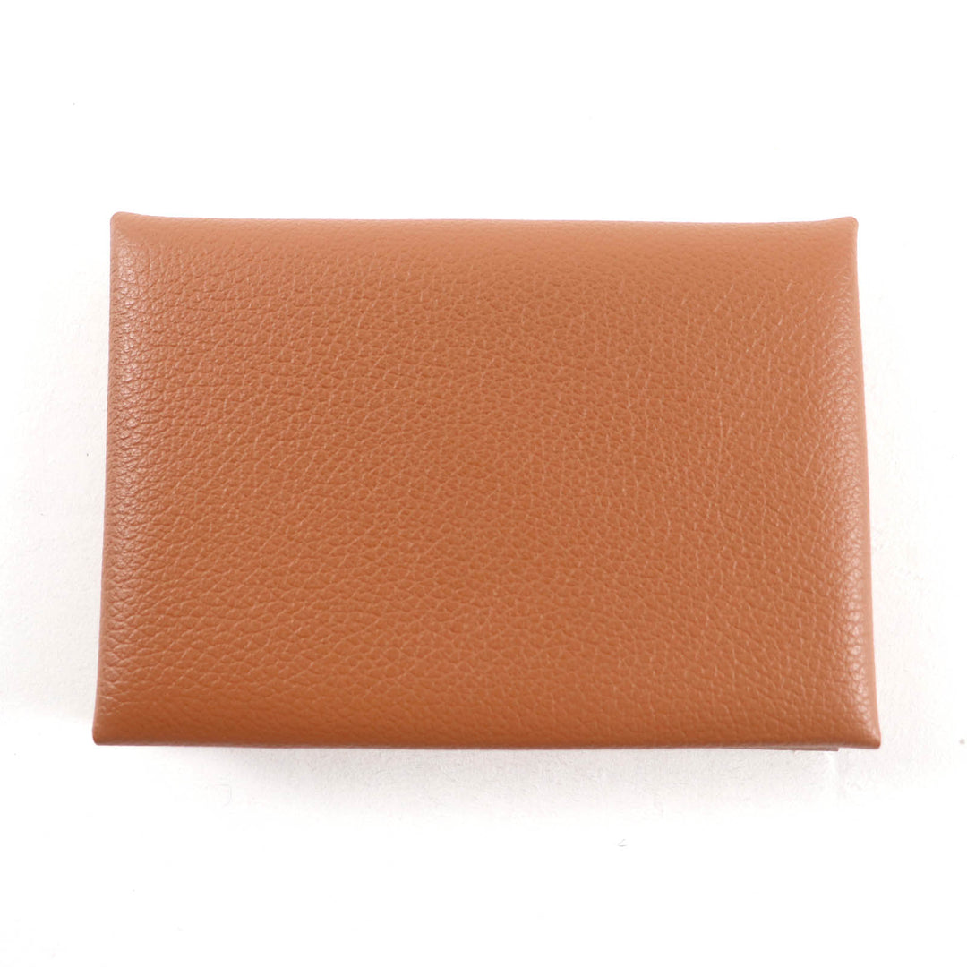 新品 HERMES コインケース カルヴィ デュオ エバーカラー レザー レディース