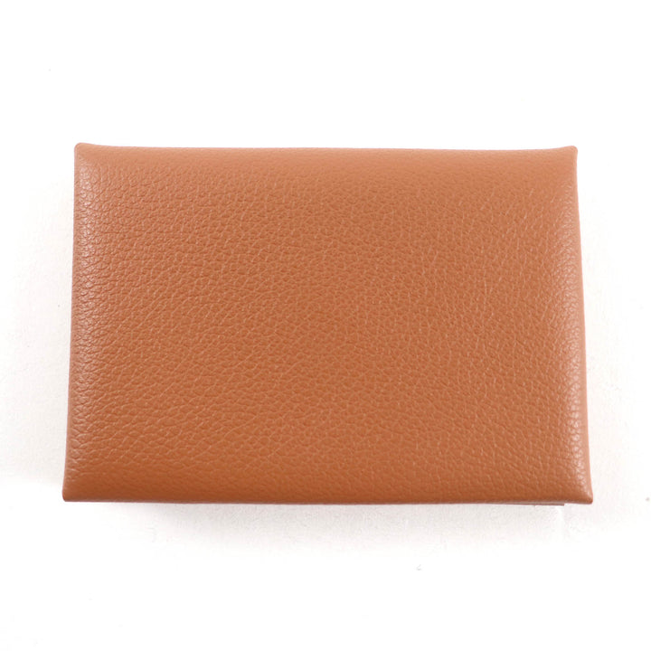 新品 HERMES コインケース カルヴィ デュオ エバーカラー レザー レディース