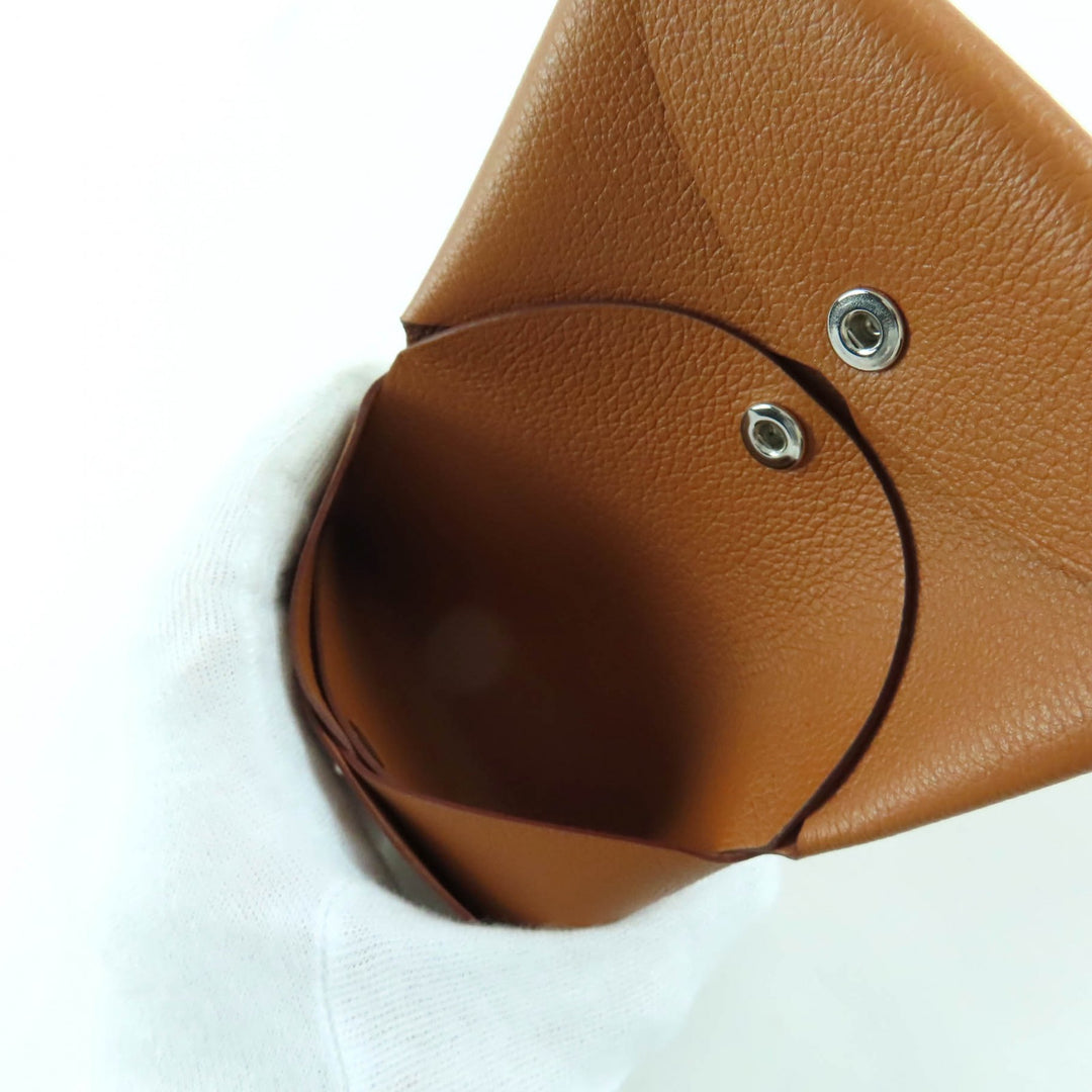 新品 HERMES コインケース カルヴィ デュオ エバーカラー レザー レディース