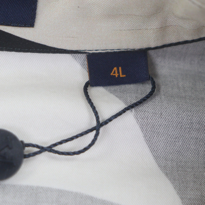 Pristine LOUIS VUITTON Short sleeve shirt blue cotton mens 1AFQYH