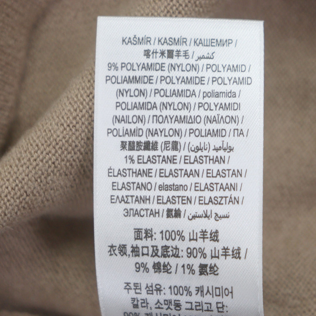 Excellent BURBERRY sweater beige cashmere mens M 8048429