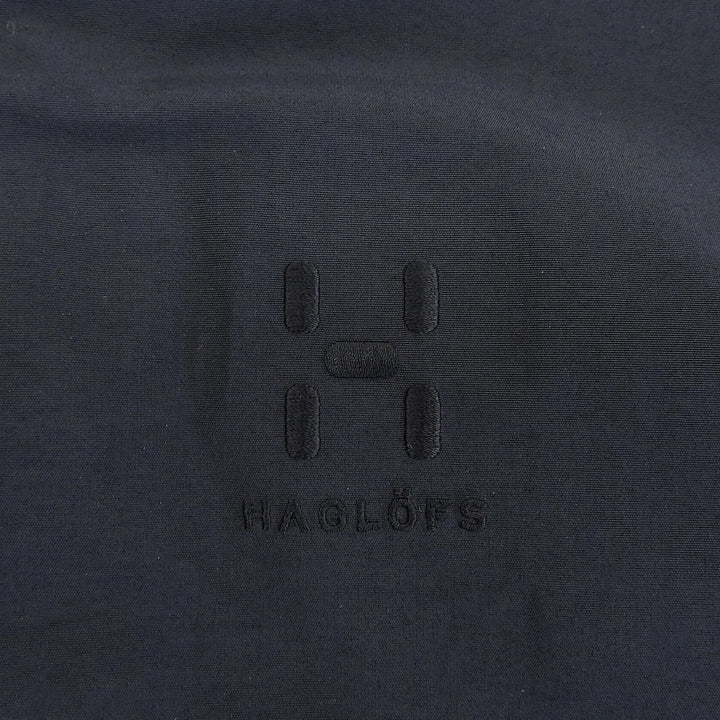 Great HAGLOFS mountain hoodie SELJA JACKET MEN black Nylon mens S