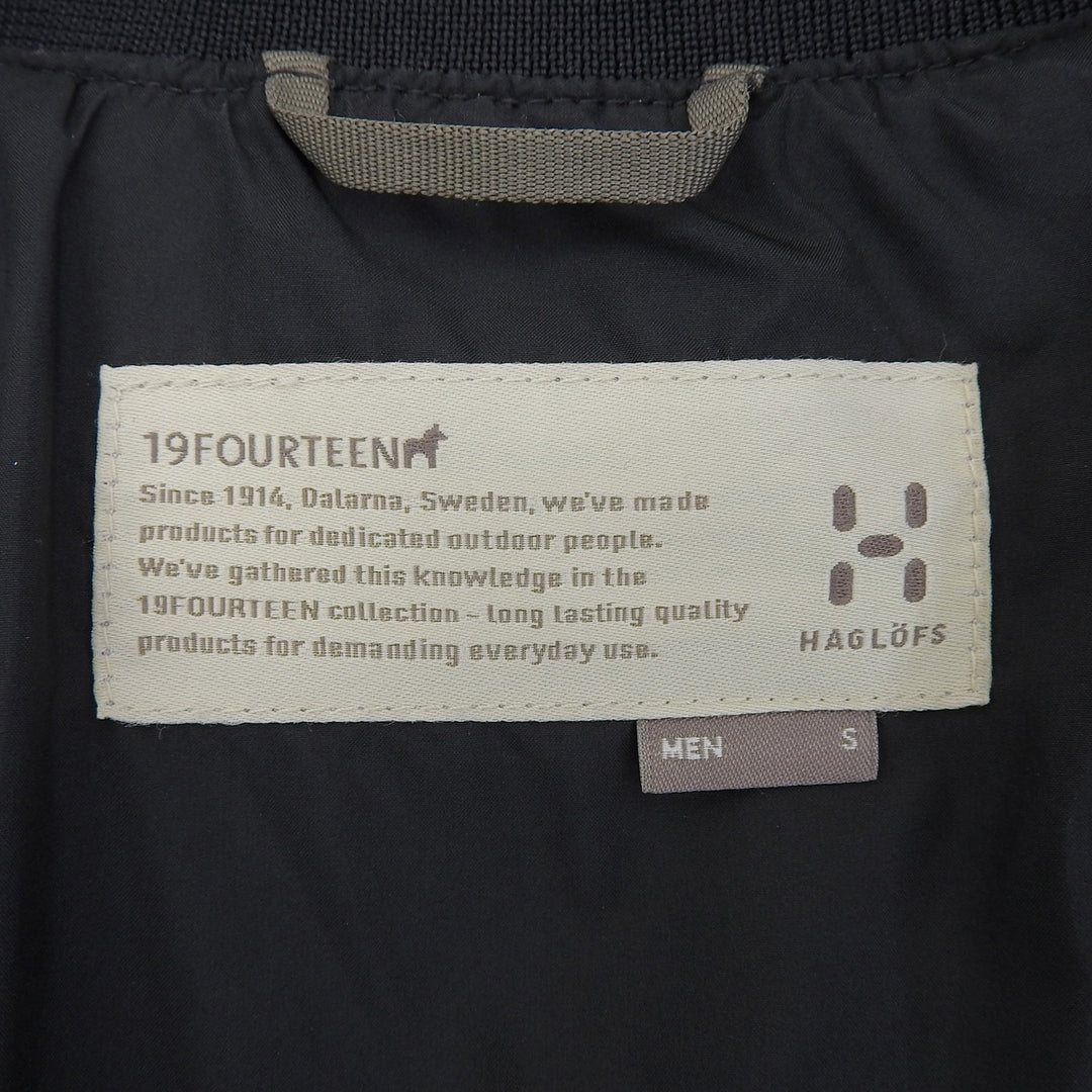 Great HAGLOFS mountain hoodie SELJA JACKET MEN black Nylon mens S