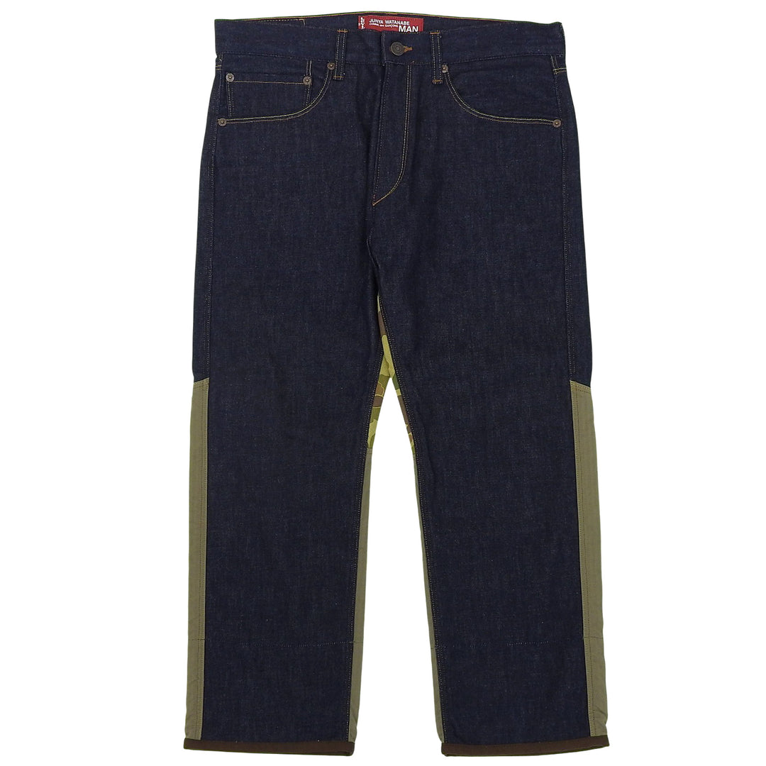 Excellent JUNYA WATANABE MAN COMME des GARCONS Levis Denim pants XS WC-P212-051