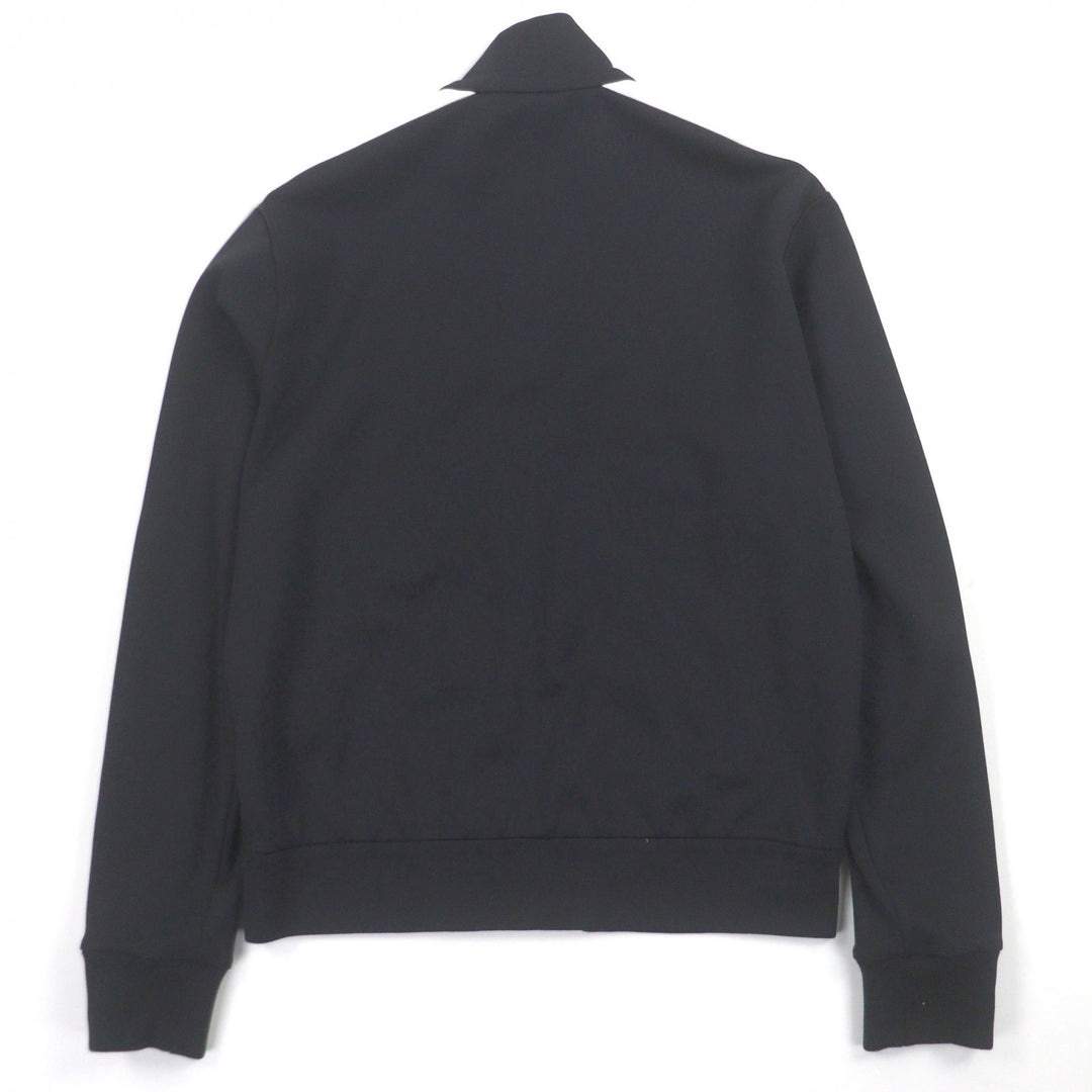 Excellent MONCLER Track jacket MAGLIA APERTA CON ZIP black polyester mens XS