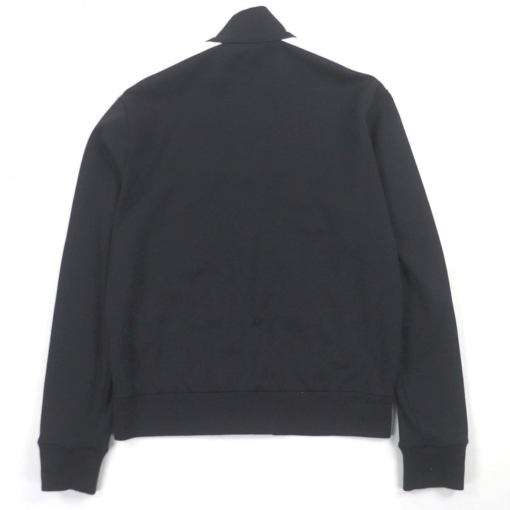 Excellent MONCLER Track jacket MAGLIA APERTA CON ZIP black polyester mens XS