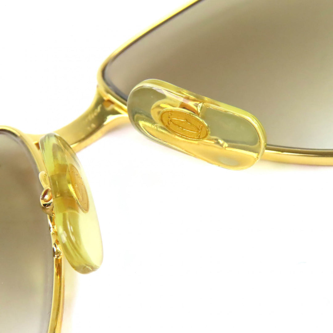 Great Cartier sunglasses PANTHERE teardrop gold mens