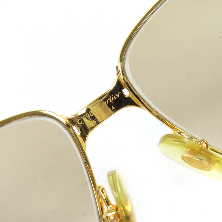 Great Cartier sunglasses PANTHERE teardrop gold mens