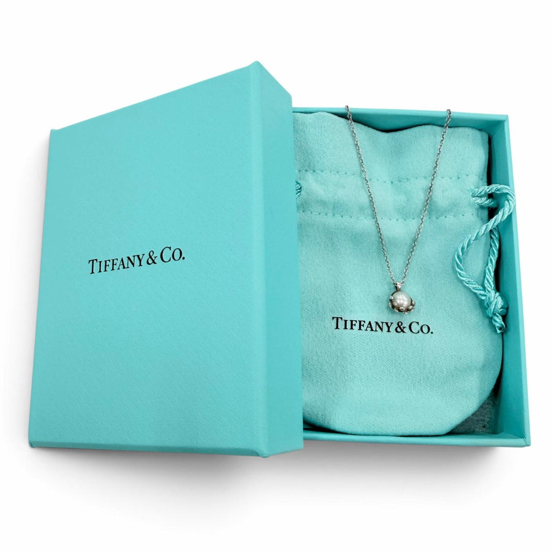 Great TIFFANY&Co. Necklace Olive Leaf Necklace Silver AG925 Women