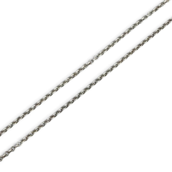 Great TIFFANY&Co. Necklace Mini Double Heart Tag Necklace combination AG925