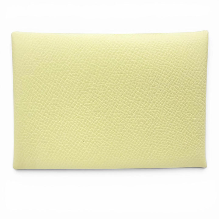 Pristine HERMES Coin case Calvi duo Epsom Leather Women