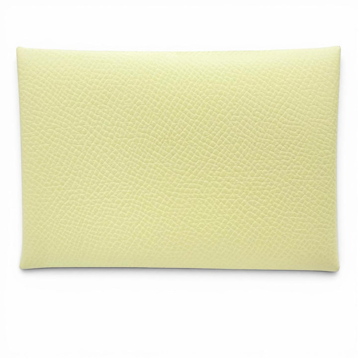 Pristine HERMES Coin case Calvi duo Epsom Leather Women