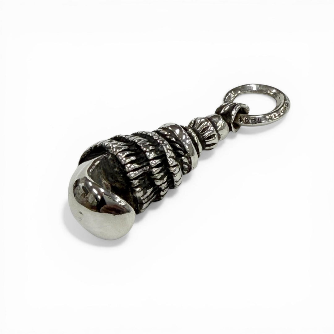 Excellent CHROME HEARTS Pendant top CROW Old Necklace Pendant Silver 925 mens