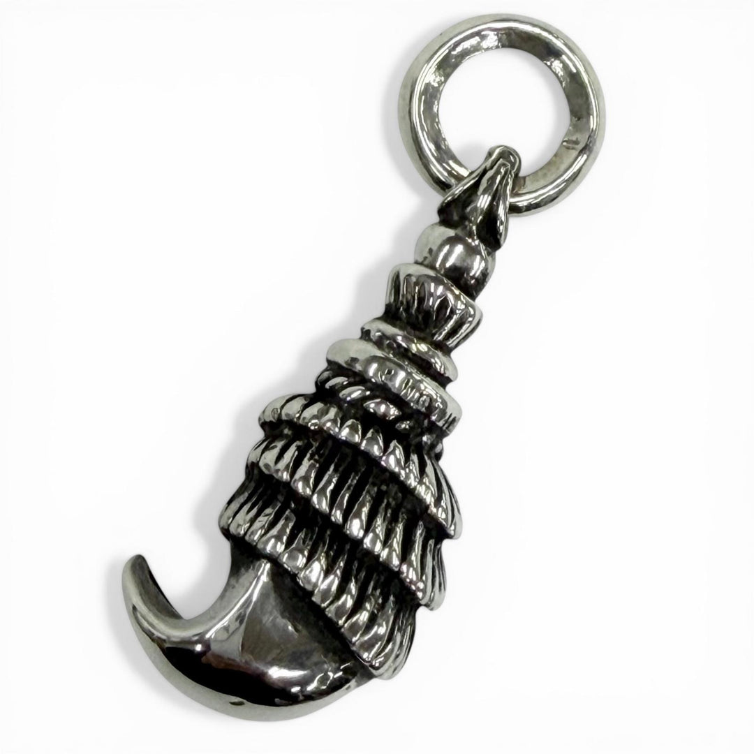 Excellent CHROME HEARTS Pendant top CROW Old Necklace Pendant Silver 925 mens