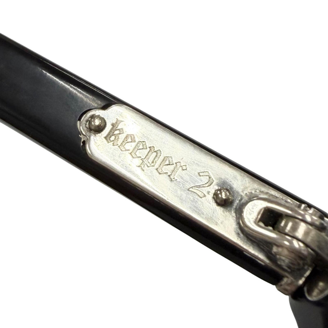Very Good CHROME HEARTS sunglasses KEEPER 2 Rare black 925