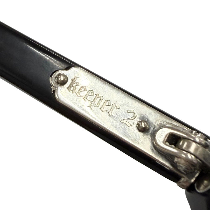 Very Good CHROME HEARTS sunglasses KEEPER 2 Rare black 925