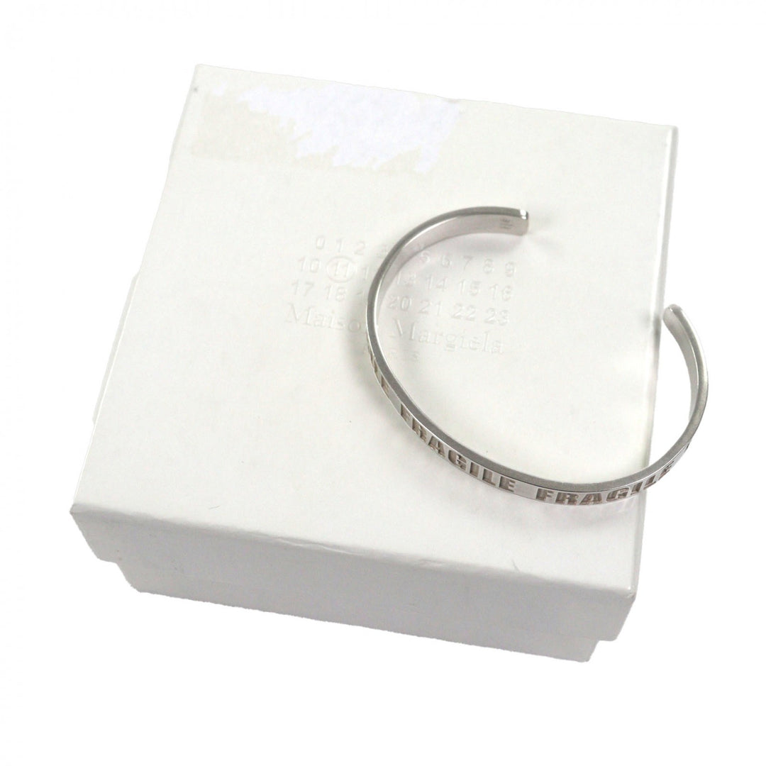 Great Maison Margiela 11 Bangle FRAGILE bracelet Silver 925 mens