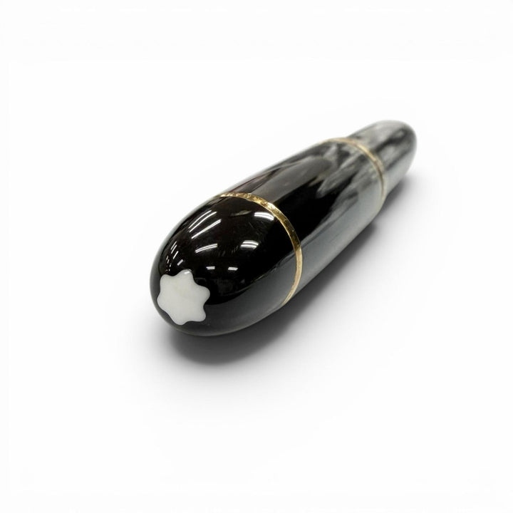 Very Good MONTBLANC fountain pen Meisterstück 149 70s White Star black 14K mens