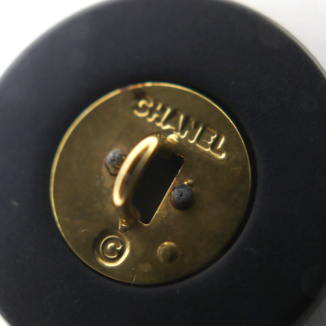 Great CHANEL Other accessories COCO Mark Buttons black Women