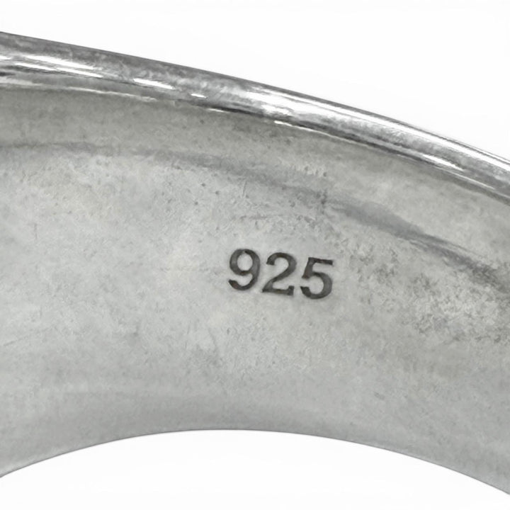Great TOM WOOD Ring ring Signet Cushion Silver 925 mens 54