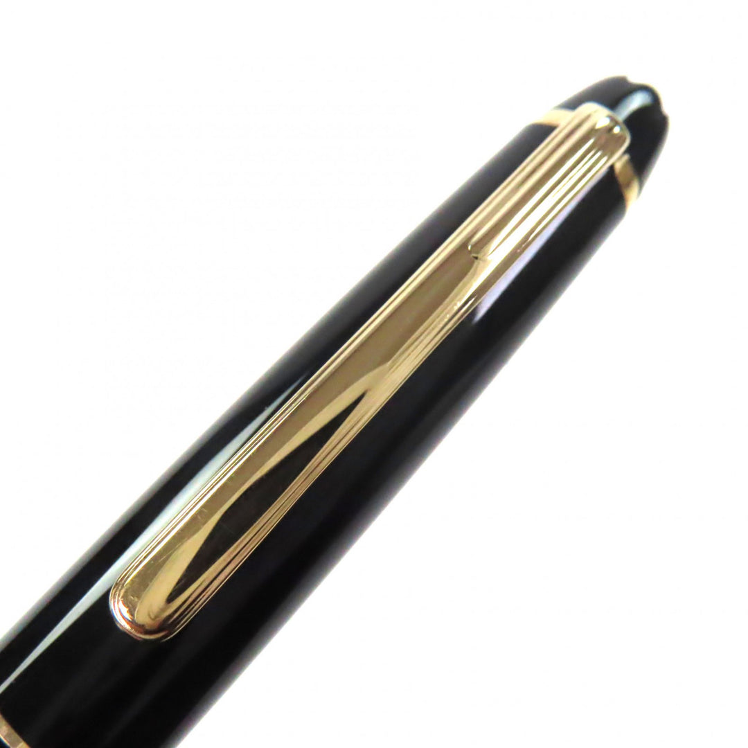 Very Good MONTBLANC fountain pen Meisterstück Classic white star black 14K mens