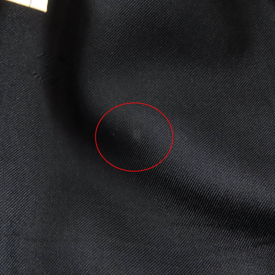 Excellent CHANEL Wrap skirt Navy wool Women 36 96P P06492