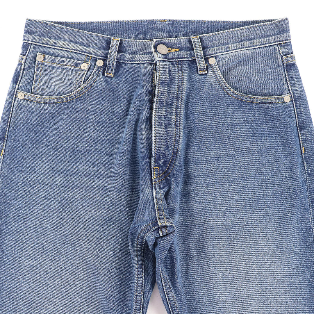 メゾンマルジェラ 4 ストレートデニムパンツ インディゴブルー 40 S51LA0150 美品