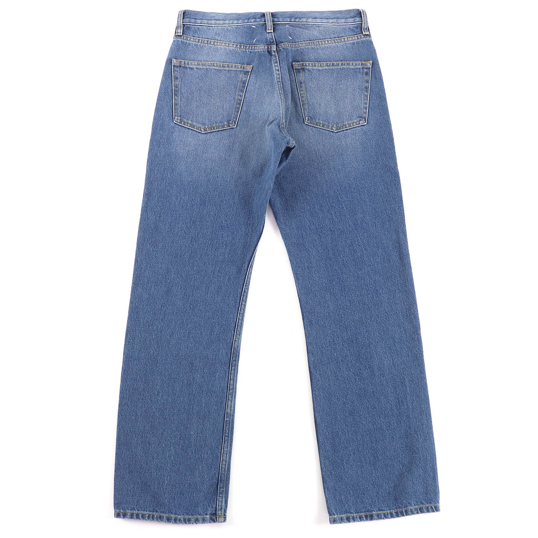 メゾンマルジェラ 4 ストレートデニムパンツ インディゴブルー 40 S51LA0150 美品